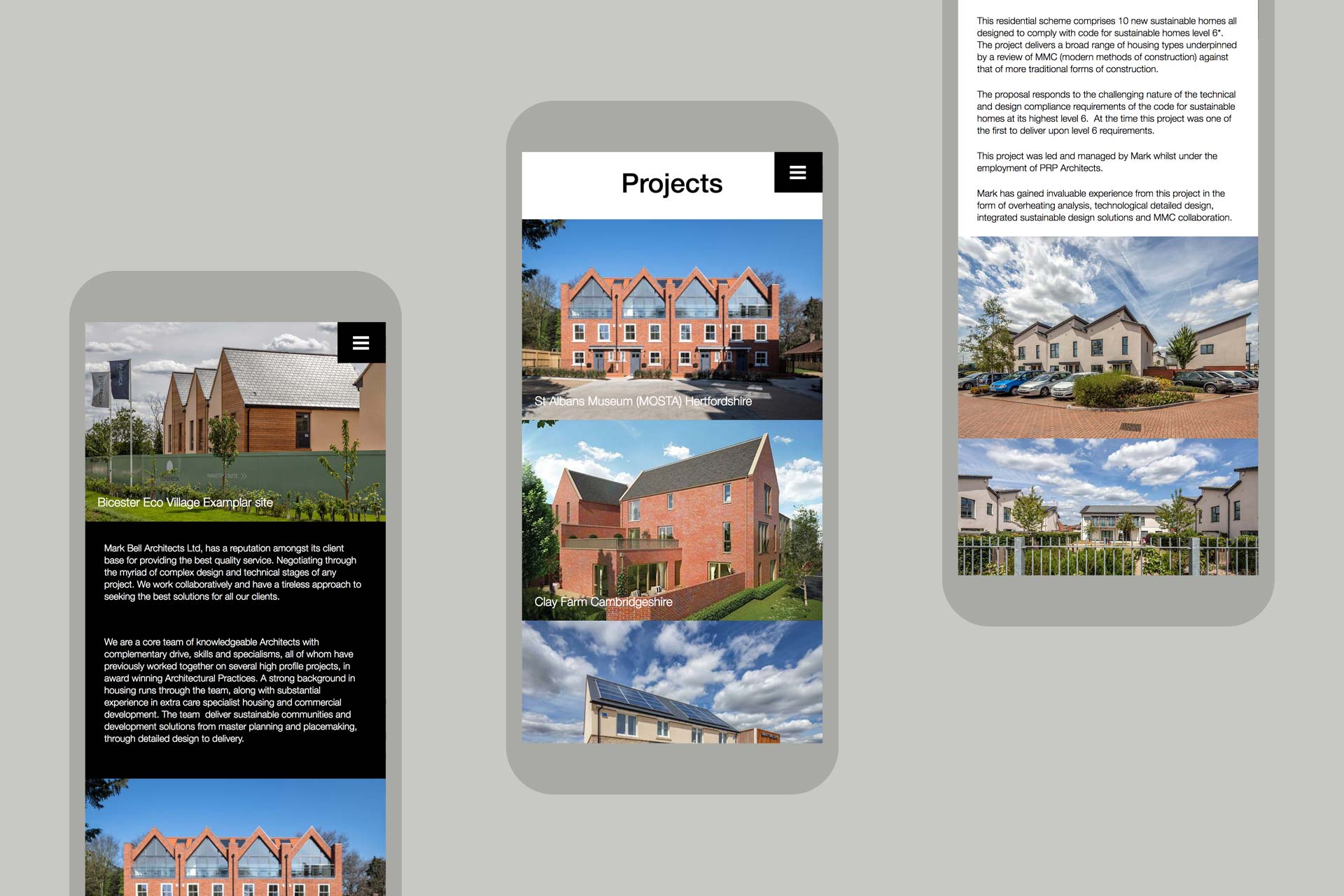 Mark Bell Architects Website