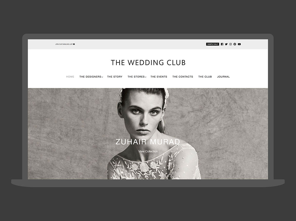 The Wedding Club London Website